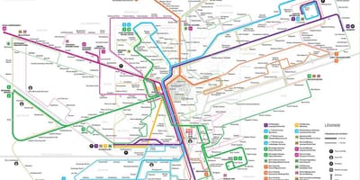 Žemėlapis Liuksemburgas metro