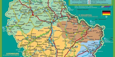 Liuksemburgo miesto turizmo žemėlapyje